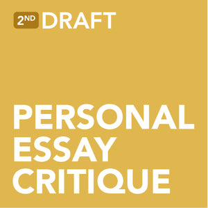<strong>2nd Draft Critique Service: Personal Essay Extra Words (price per word) </strong>
