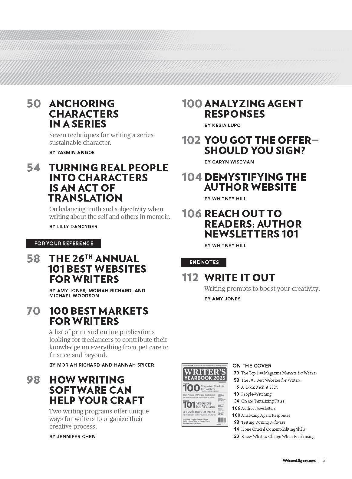 Writer’s Yearbook 2025 (Digital Edition) – Writer’s Digest Shop
