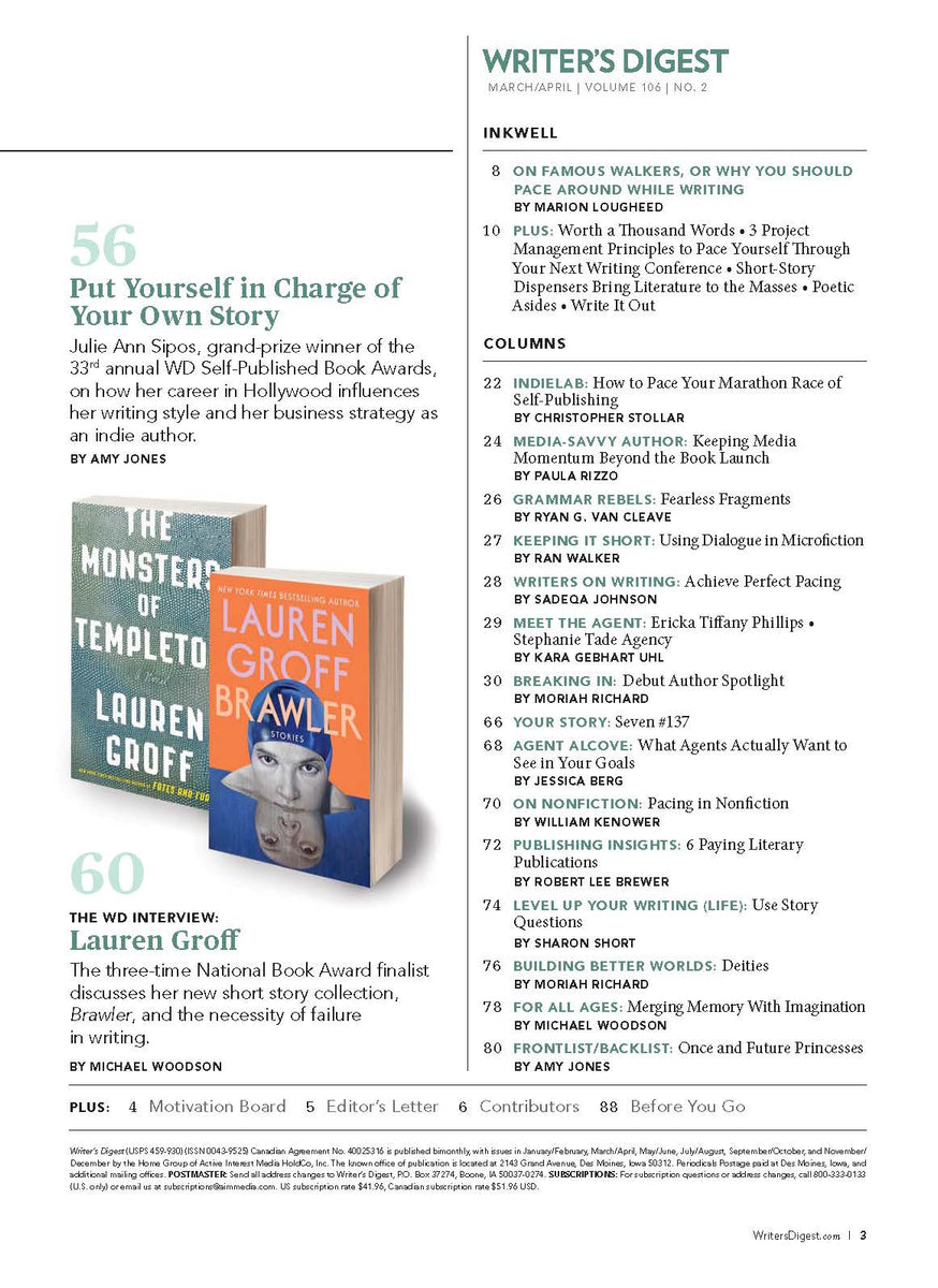 Writer's Digest March/April 2026 Digital Edition – Writer's Digest Shop