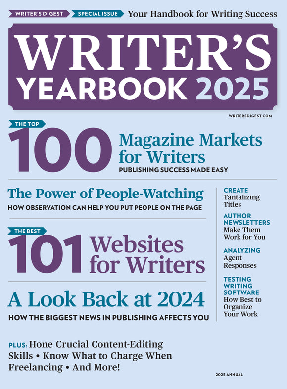 Note Writer 2025 Writer's Yearbook 2025 (Digital Edition) – Writer's Digest Shop