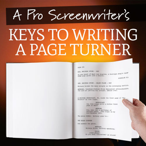 A Pro Screenwriter's Keys to Writing a Page Turner OnDemand Webinar